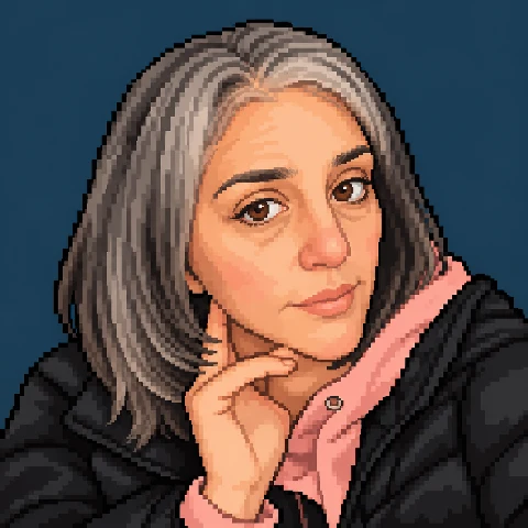 Avatar en pixel de Gabriela