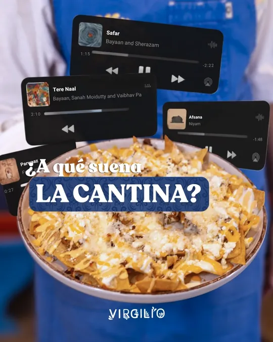 Gráfica para redes: ¿A qué suena la cantina?